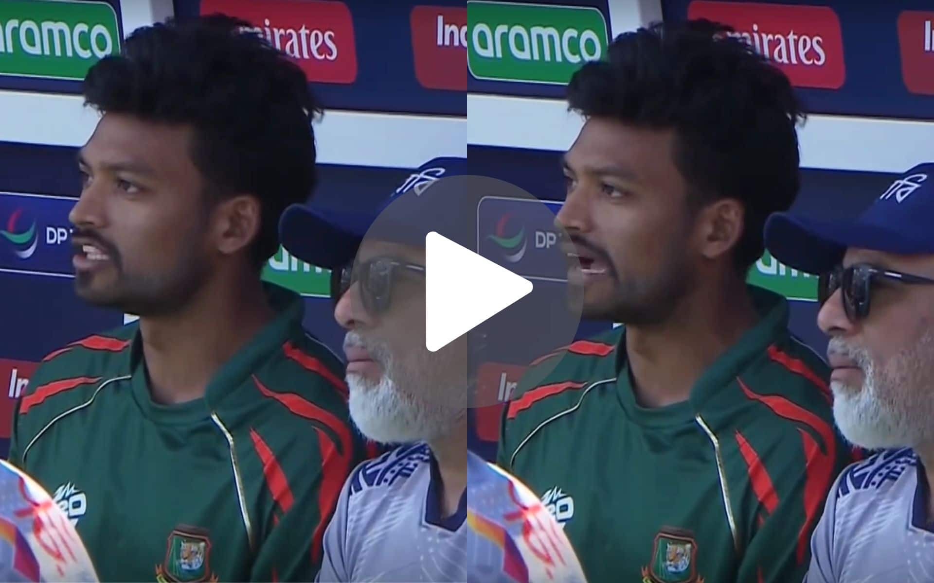 [Watch] Najmul Hossain Shanto Caught 'Abusing Umpires' After DRS Overturn In BAN Vs SA